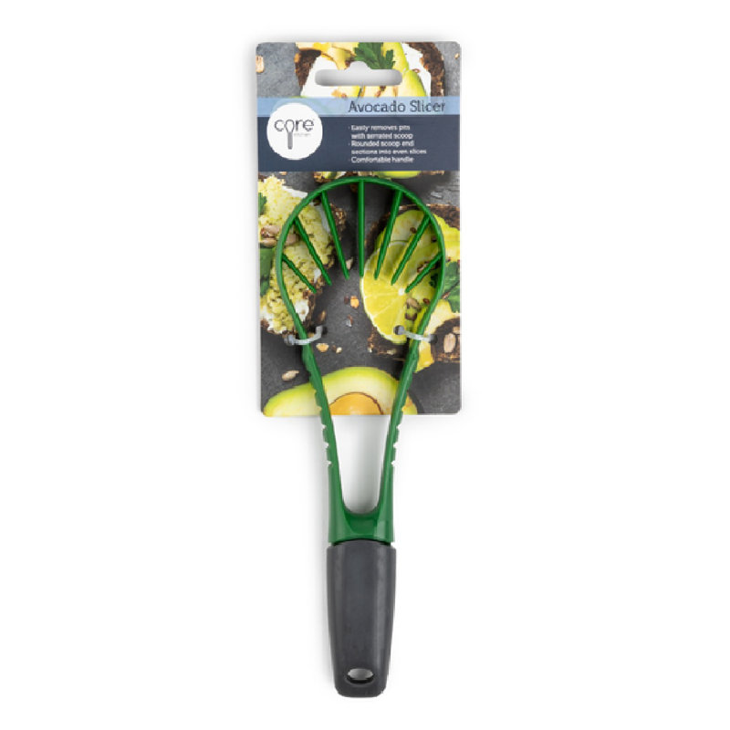 Core Kitchen Black and Green Polypropylene Avocado Slicer