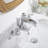 Single-handle Bathroom Faucet with Drain Assembly-151678872