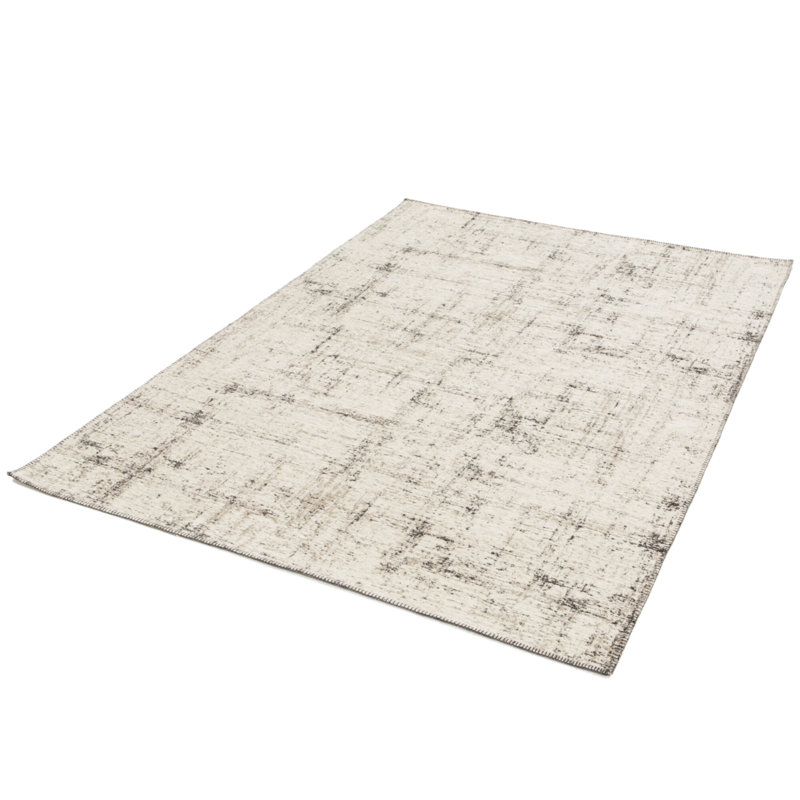Soft and supple rug in recycled polyester and jute, Rectangle 200 x 290 cm