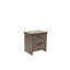 Table de chevet en chêne gris
