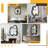 Unique Irregular Shaped Wooden Wall Mirror – Modern Rustic Accent Mirror for Living Room, Bedroom, Bathroom, or Entryway – Stylish Home Décor-886892439-886892437