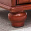 Banc rembourré brun