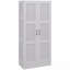Armoire de rangement moderne de 71 po de hauteur avec tablettes mobiles - Armoire garde-manger avec portes à fermeture en douceur