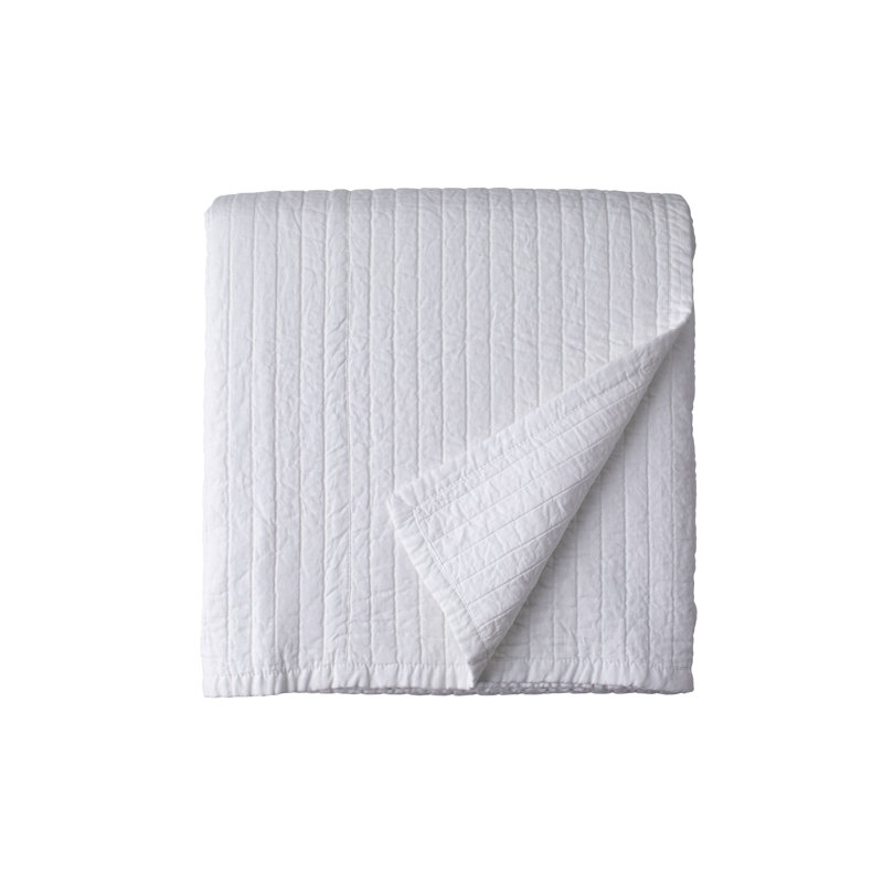 Tessa Coverlet, White, King Coverlet
