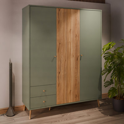 HARLLSON 3 Door Manufactured Wood Wardrobe