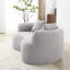 67 pouces, gris incurvé, velours, compression complète, aucune installation requise, support de 350 lb, petits espaces, détente familiale, conception confortable, tissu, éponge à compression, assemblage, capacité, maison douillette