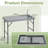 Patio Folding Fish Cleaning Table