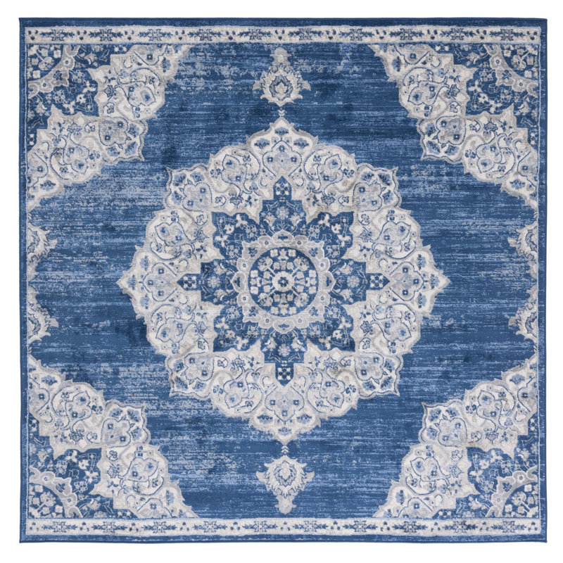 Brentwood Performance Oriental Rug, Square 6'7"