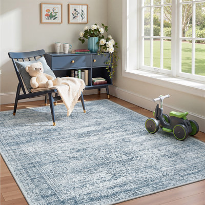Tapis persan lavable délavé