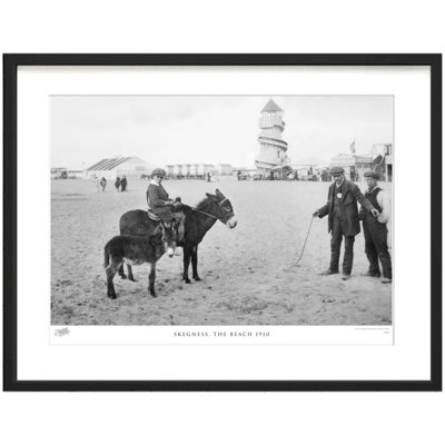 Skegness, The Beach 1910 - Single Picture Frame Print