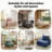 Mid-Century Armless Accent Chair,Modern Fabric Armchair with Pillow for Living Room,bedroom,500LBS No assembly Required Sofa Chair-178498398