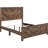 Modern Rustic Brown Bedroom Bed, Queen Size Furniture Wood Size, Bed-11863265-11863294