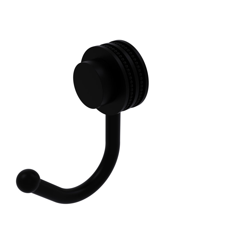 Venus Wall Mounted Towel Hook, Matte Black