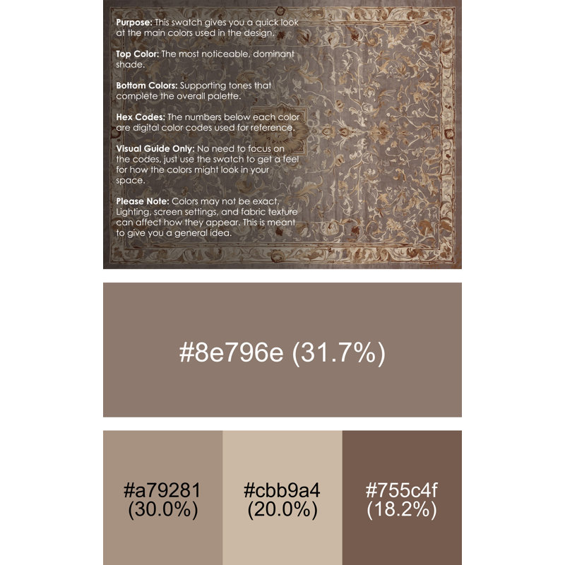 Machine Washable Gray Area Rug, Rectangle 3' x 5'