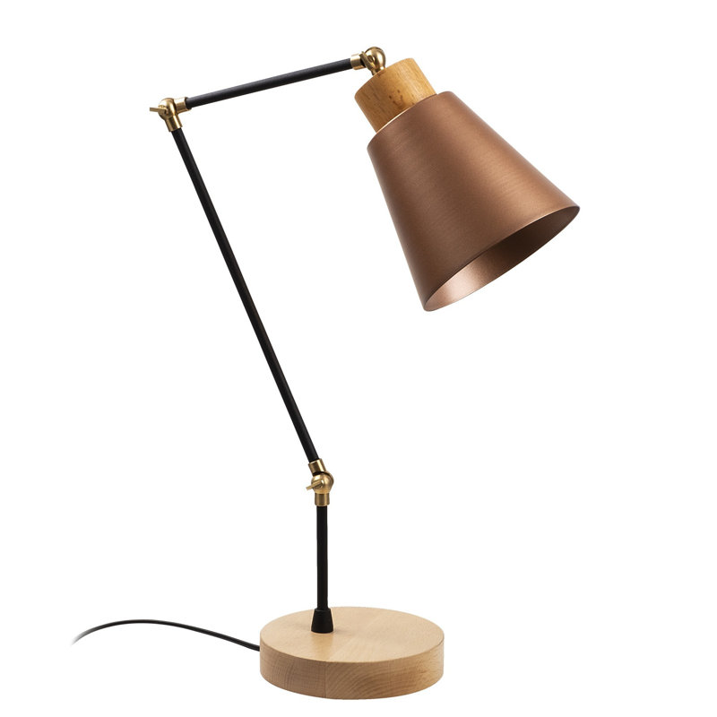 Caban 52cm Desk Lamp, Brown