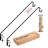 Paityn Railing hook for Bird Feeder Pole - Pack of 2