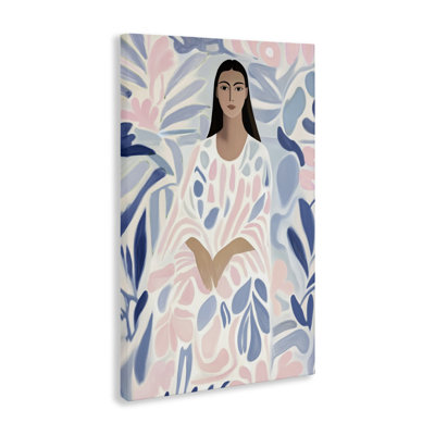 Pastel Portrait Knowing Canvas, design by Annabelle Hall