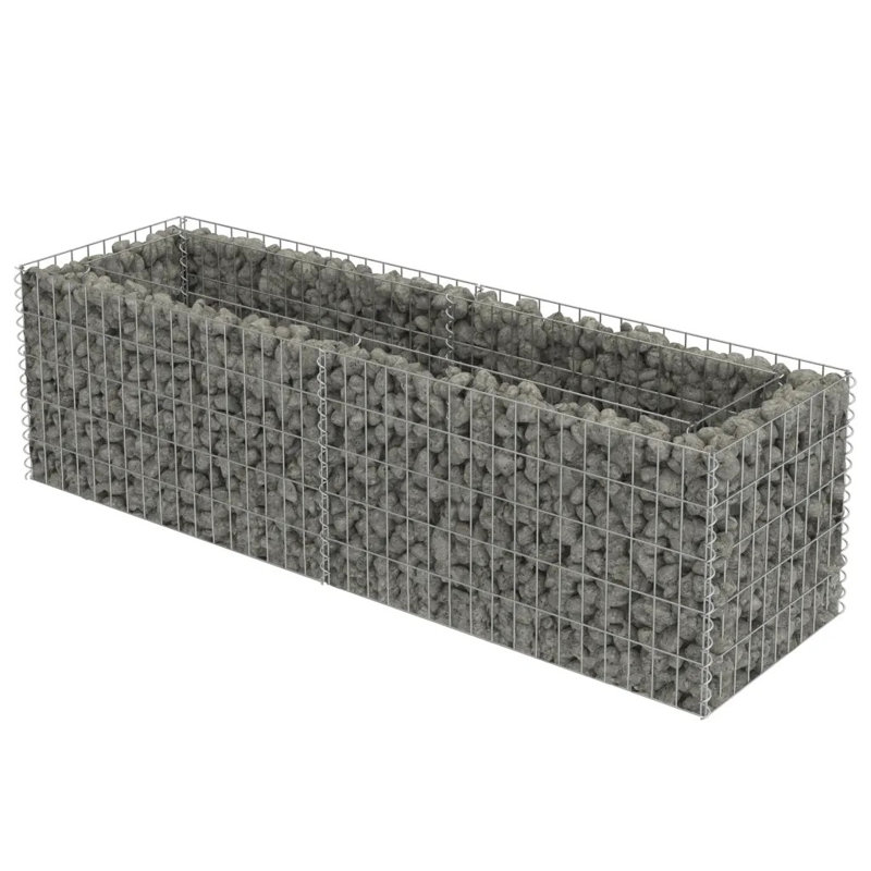 Metal Raised Garden Bed, 50cm H x 180cm W x 50cm D