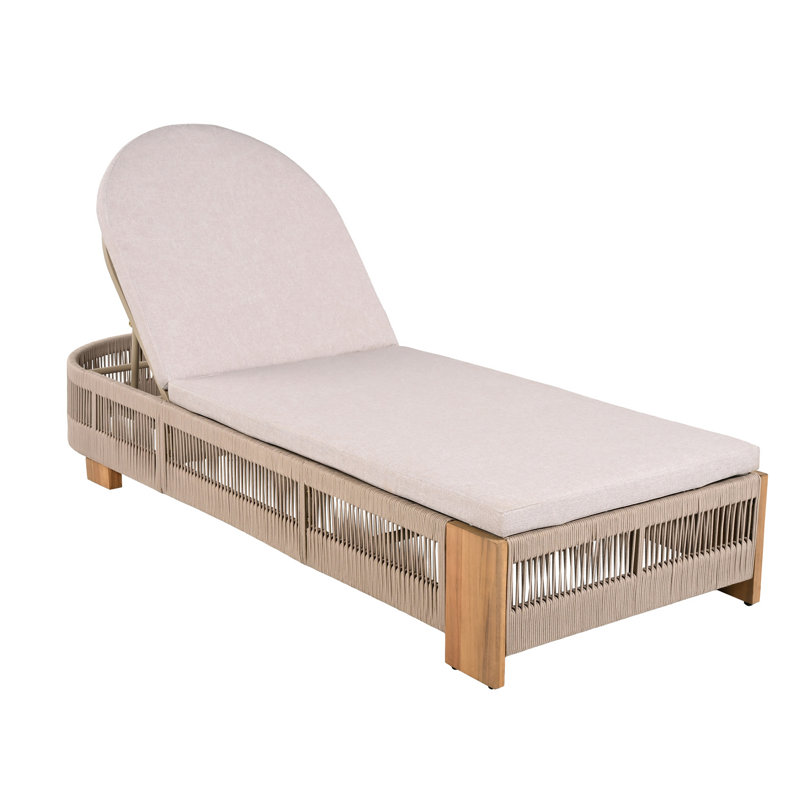Méridienne d'extérieur, Beige