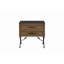 Table de chevet 2 tiroirs - Amande