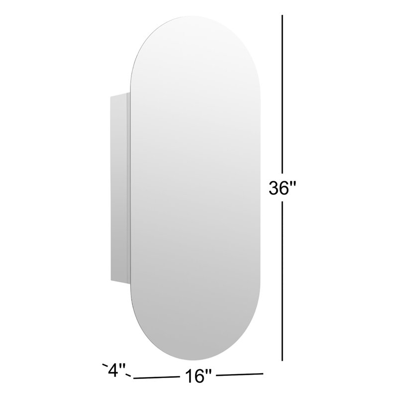 Embark Recessed Frameless Medicine Cabinet