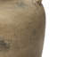 Vase en terre cuite à deux anses, beige vieilli vintage, 38 cm de hauteur