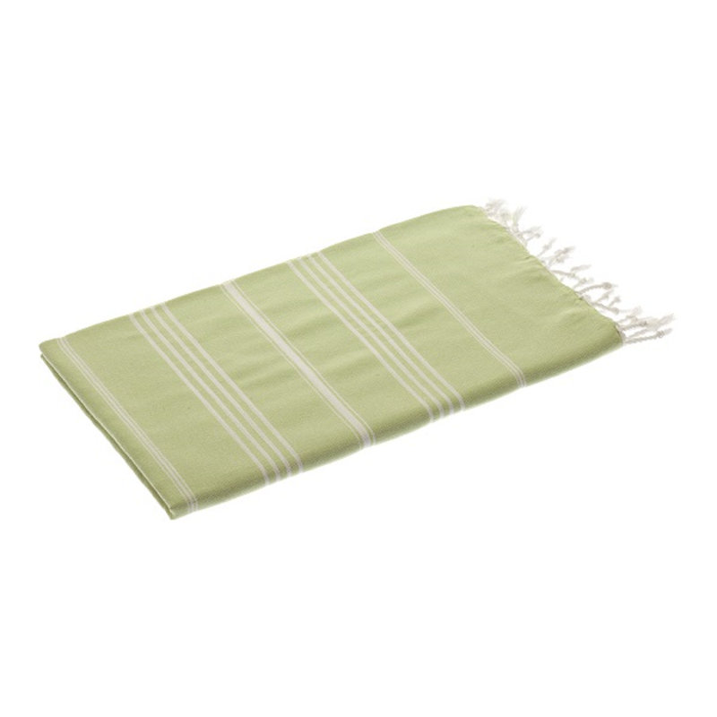 Marilyn Cotton Ultra Light Beach Towel, Light Green