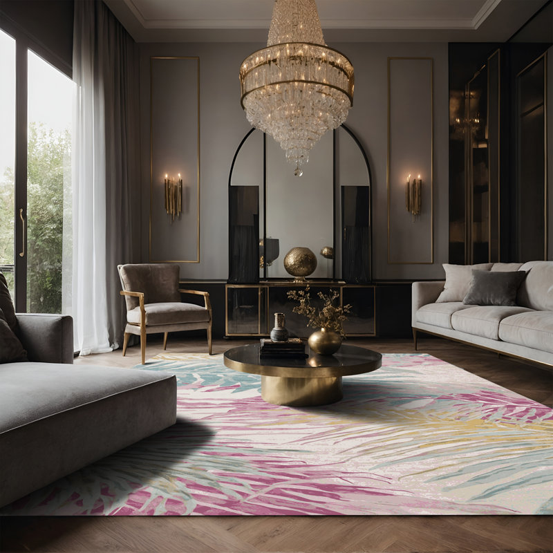 Tapis gris soyeux et moelleux, Tapis de couloir 2 pi x 5 pi