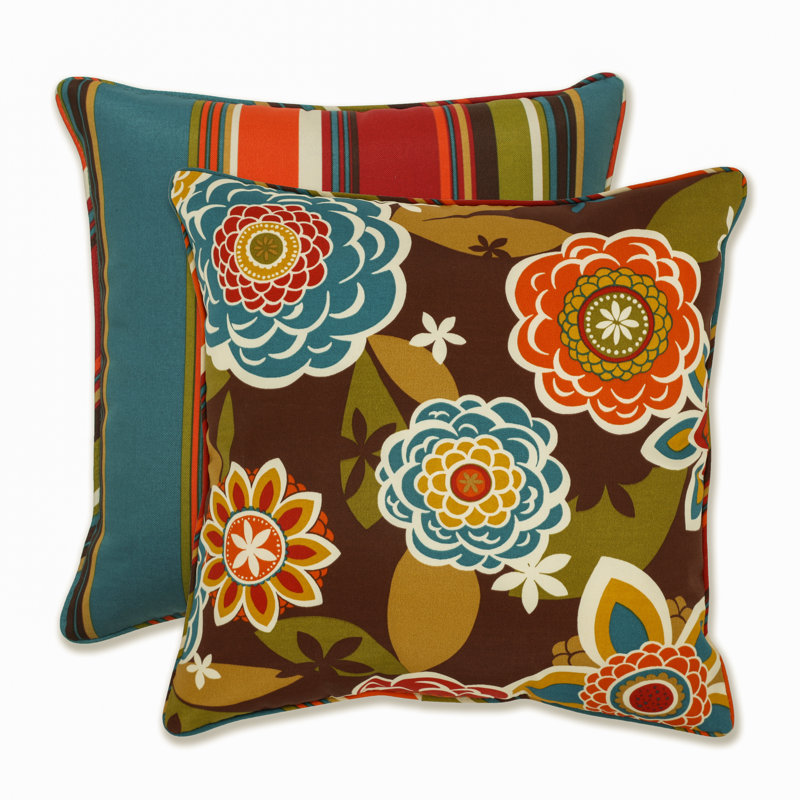 Pillow Perfect Reversible Throw Pillow