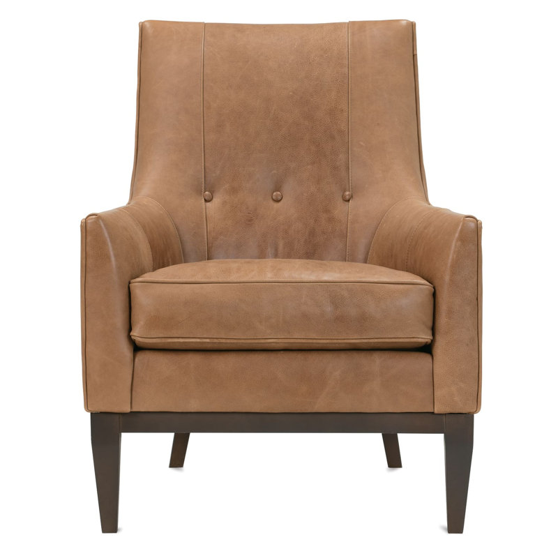 Nugget Leather Thatcher Chair