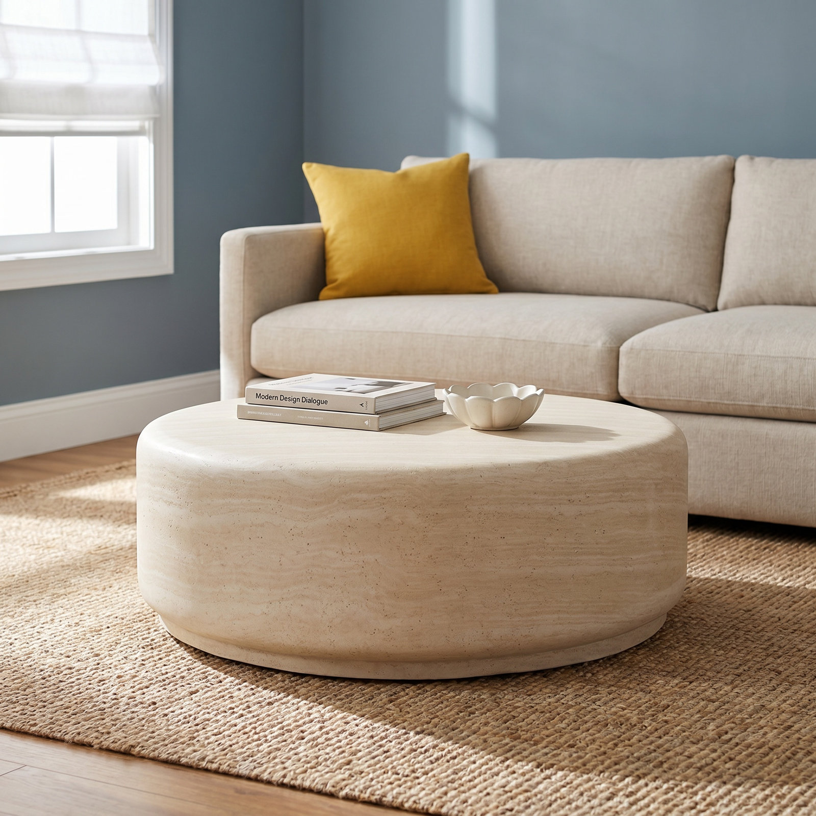 Venetia Outdoor Coffee Table-Sand Striae