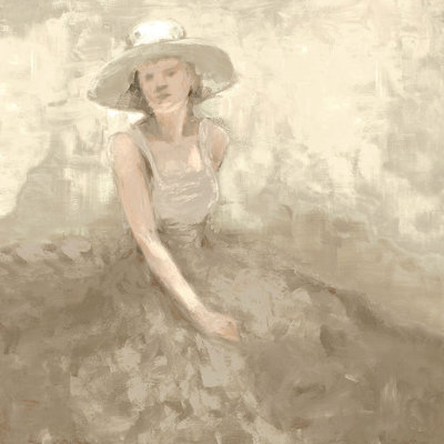 Right Girl II Painting by Mark Sargent