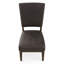 Chaise d'appoint en similicuir gris Metina (ensemble de 2)