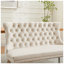 Banc de salle à manger capitonné en velours l 22,7 po x P 45,6 po x H 35,2 po A&A Furniture