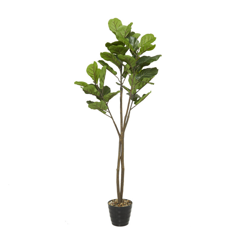63'' Faux Fiddle Leaf Tree in Pot