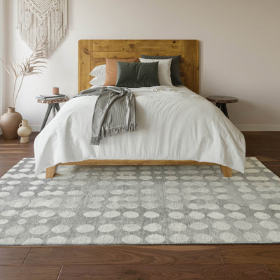 Premium Machine Washable Prisco Grey Rug