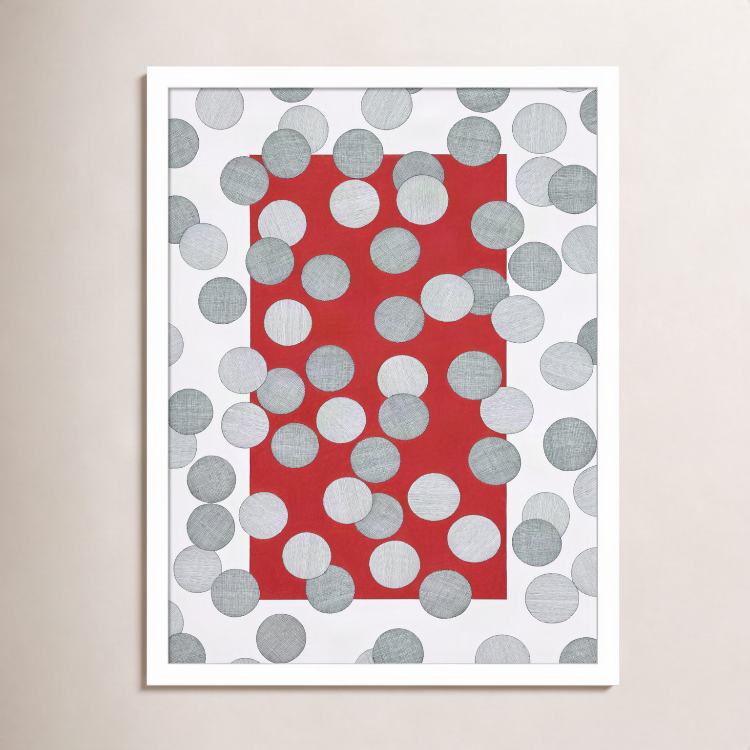 Over the Hills and Far Away Print, White, 21" H x 15" W x 1" D