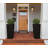 Tall 28" Square Planter Box with Plant Shelf Insert-108973999