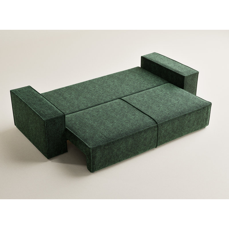 3 Seater Reclining Sofa, Dark green