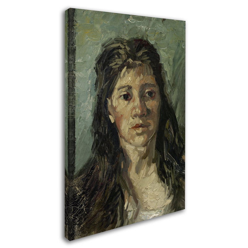 Vincent Van Gogh Portrait Canvas Art in Dark Tones