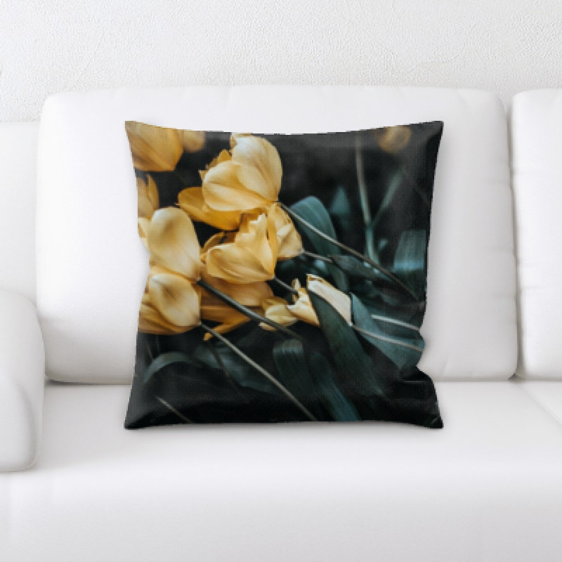 Microsuede Throw Pillow