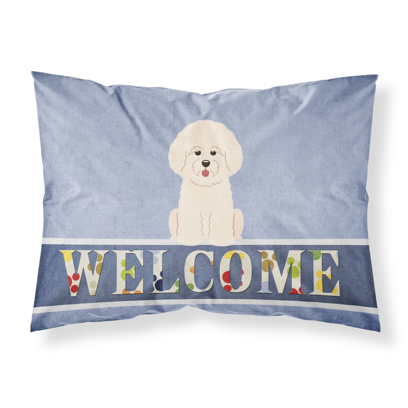 Taie d’oreiller welcome, Bichon frisé
