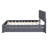 Upholstered Platform Bed with Trundle-158415128-158415126