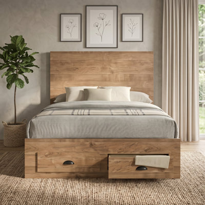 Ensemble de chambre à coucher Westbrook King 4 pièces Naturel