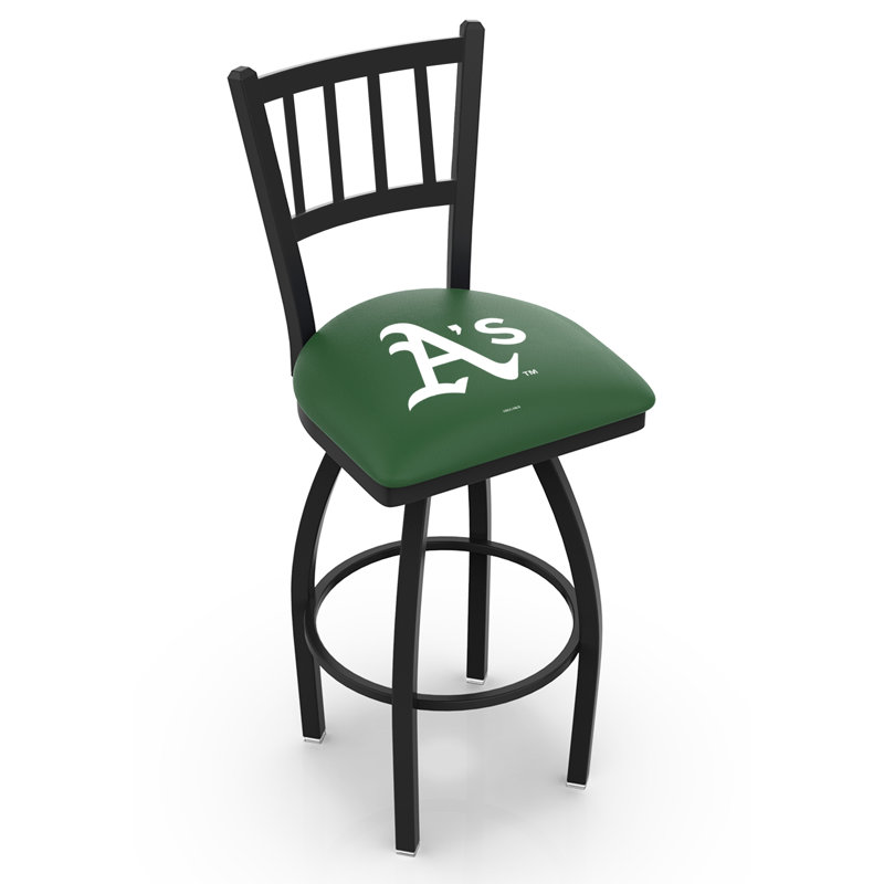 Tabouret de bar pivotant L018 Oakland, Tabouret de comptoir (siège d'une hauteur de 25 p