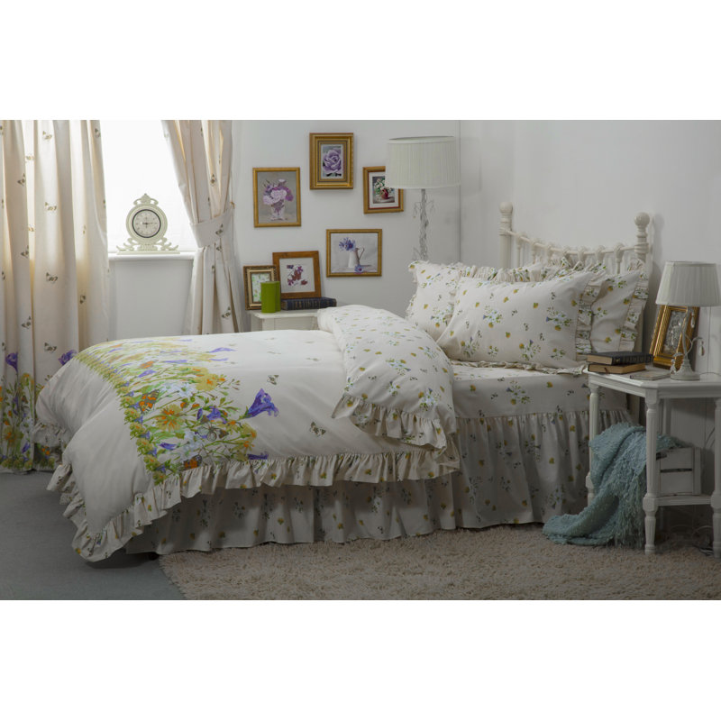 Bluebell Meadow Floral Duvet Cover, Single Duvet Cover