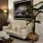 Oversized Teak Bowl With Alocacia Plant