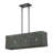 Arsdale 3 Light Black Medium Linear Chandelier