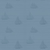 Kids Sailboats 10' L x 24" W Peel and Stick Wallpaper Tile