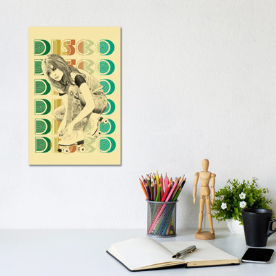 Disco Baby by Jenny Rome - Wrapped Canvas Print